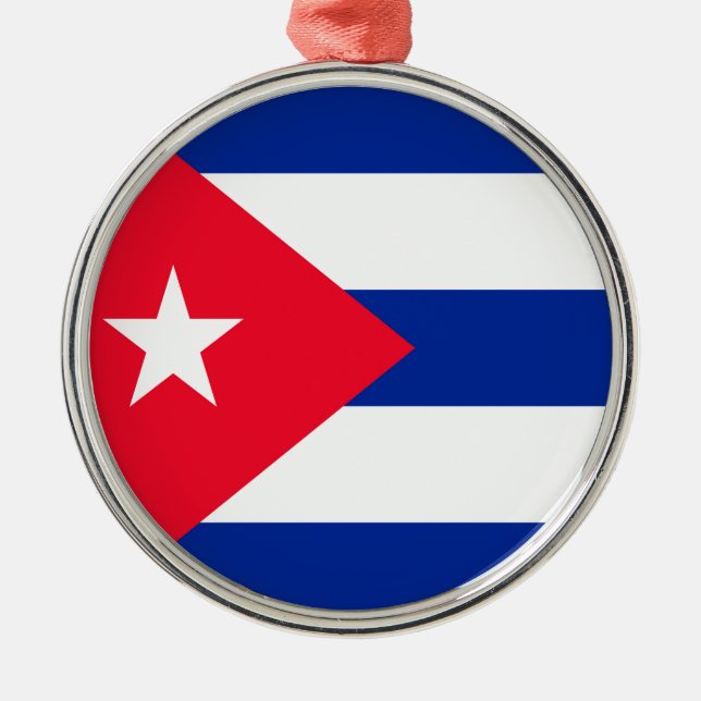 Cuba Metal Ornament (Front)
