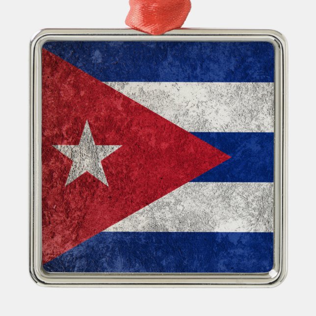 Cuba Metal Ornament (Front)