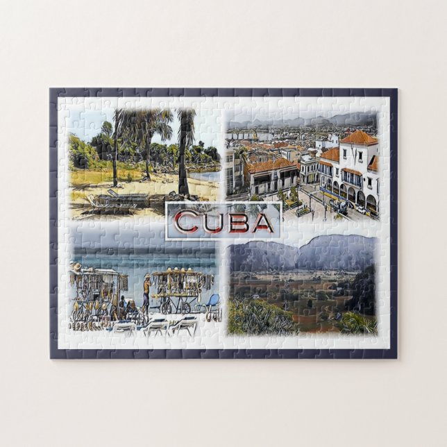 Cuba - Mosaic - Jigsaw Puzzle (Horizontal)