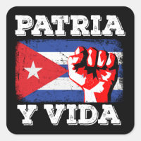 Cuba Patria Y Vida Cubano National Flag