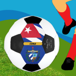 Cuba Personalised, Flag, Photo Soccer Ball