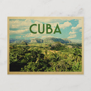 Cuba Postcard Vintage Travel