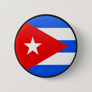 Cuba quality Flag Circle 6 Cm Round Badge
