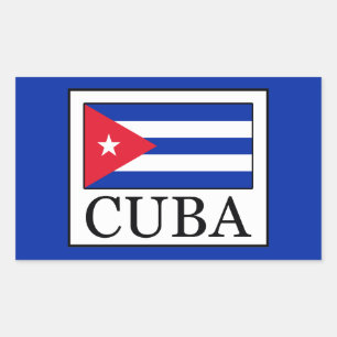 Cuba Rectangular Sticker
