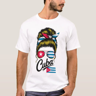 Cuba Retro Bandanna & Sunglasses – Stylish Cuban T-Shirt