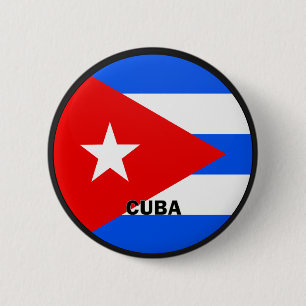 Cuba Roundel quality Flag 6 Cm Round Badge