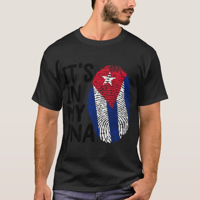 cuba shirt women Cuban Flag Shirt man IT_S IN MY D (Front)