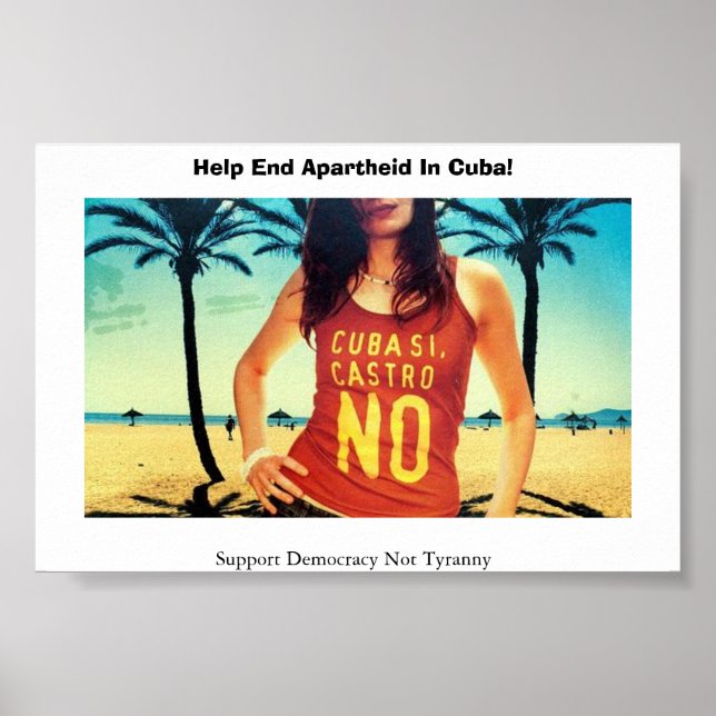 Cuba Si Castro No Poster (Front)