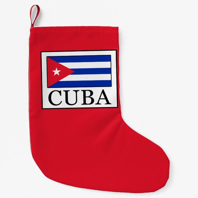 Cuba Small Christmas Stocking (Front)