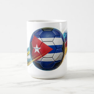 Cuba Soccer Ball Stadium Ready Fan Gear Coffee Mug