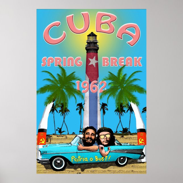 Cuba Spring Break 1962 Poster (Front)