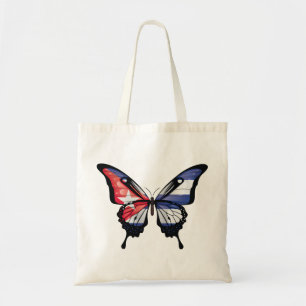 Cuba Swallowtail Butterfly Flag Sticker Tote Bag