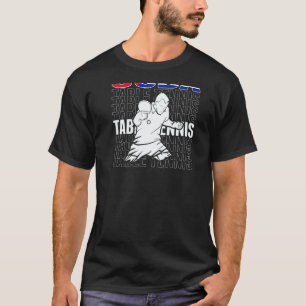 Cuba Table Tennis   Support Cuban Ping Pong Team   T-Shirt