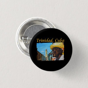 Cuba - Trinidad Cuban Cigar Art 3 Cm Round Badge