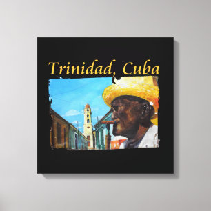 Cuba - Trinidad Cuban Cigar Art Canvas Print