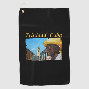 Cuba - Trinidad Cuban Cigar Art Golf Towel