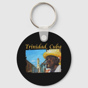 Cuba - Trinidad Cuban Cigar Art Key Ring
