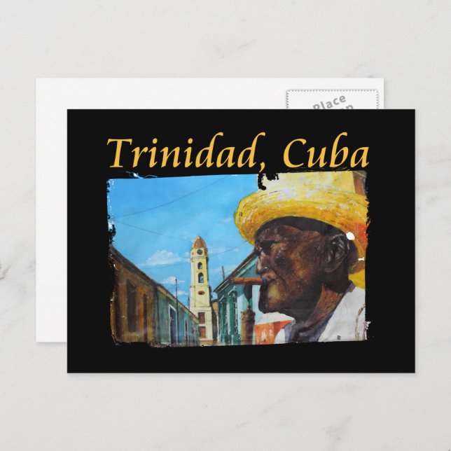 Cuba - Trinidad Cuban Cigar Art Postcard (Front/Back)