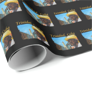 Cuba - Trinidad Cuban Cigar Art Wrapping Paper