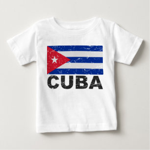 Cuba Vintage Flag Baby T-Shirt