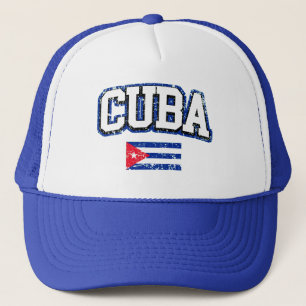 Cuba Vintage Flag Trucker Hat