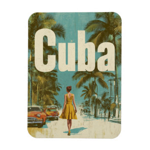 Cuba vintage magnet
