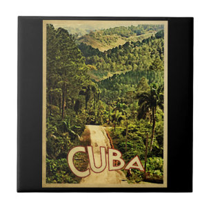 Cuba Vintage Travel Tile