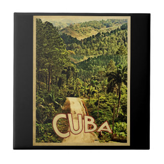 Cuba Vintage Travel Tile