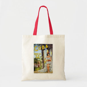 Cuba Vintage Travel Tote Bag