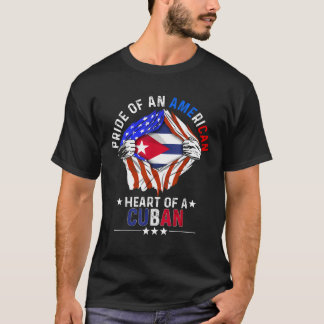 Cuban American America Pride Foreign Country Cuba  T-Shirt