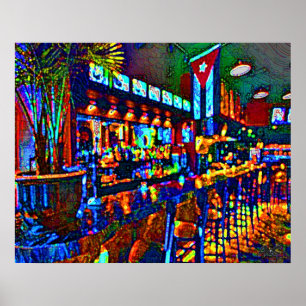 CUBAN BAR POSTER