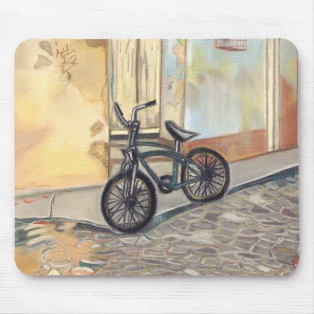 cuban bicycle mouse pad (Front)