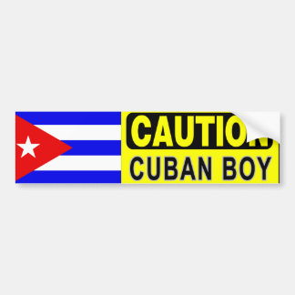 CUBAN BOY Bumper Sticker