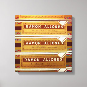 Cuban Cigars Ramon Allones Canvas Print