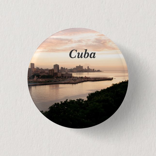Cuban Cityscape 3 Cm Round Badge (Front)