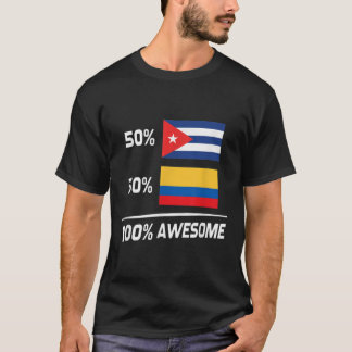 Cuban Colombian Flag Cuba Colombia T-Shirt