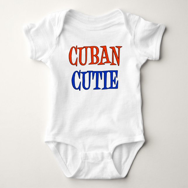 Cuban Cutie Baby Bodysuit (Front)