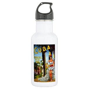 Cuban Dancer Vintage Travel 532 Ml Water Bottle