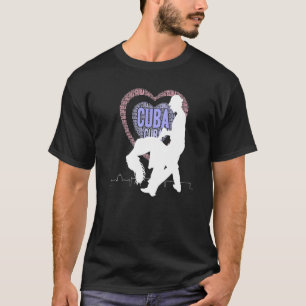 Cuban Dancers and Skyline Hispanic Heritage Month  T-Shirt