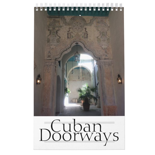 Cuban Doorways Calendar (Cover)