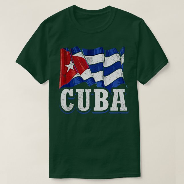 Cuban Flag 1 T-Shirt (Design Front)