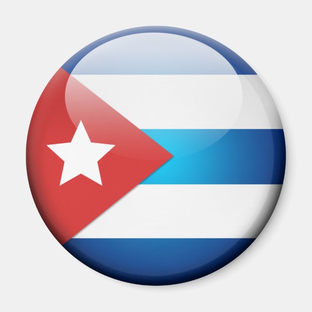 Cuban Flag 2.0 Magnet (Front)