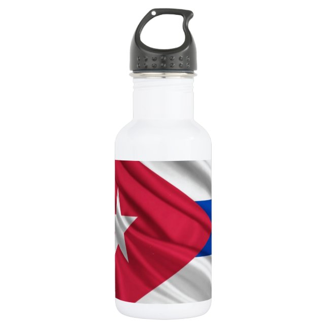 Cuban Flag 532 Ml Water Bottle (Front)