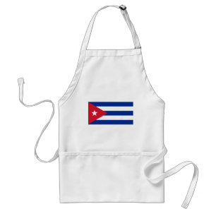 Cuban Flag - Bandera Cubana - Flag of Cuba Standard Apron
