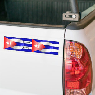 Cuban Flag Bumper Sticker