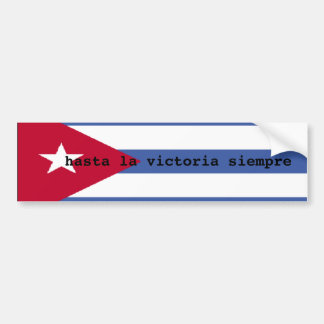 Cuban Flag Bumper Sticker