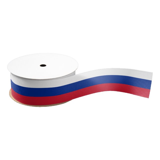 Cuban flag colours ribbon, Cuba fashion /sports Grosgrain Ribbon (Spool)