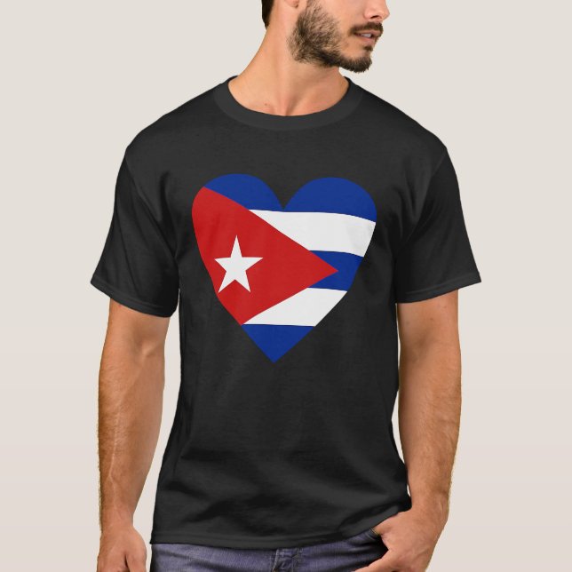 Cuban Flag Cuba Pride Cuba Travel Proud Cuban Cuba T-Shirt (Front)