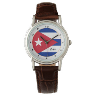 Cuban Flag & Cuba trendy fashion /design watch