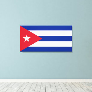 Cuban Flag, Havana, Fidel Castro, Che Guevara Canvas Print